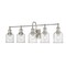 Z-Lite Bryant 5 Light Vanity, Brushed Nickel And Clear Seedy 734-5V-BN - alternate 3